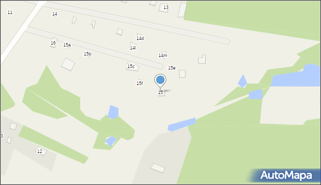 Lisiny, Lisiny, 15, mapa Lisiny