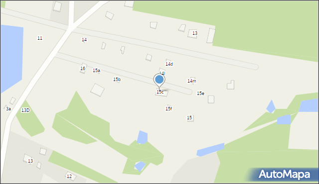 Lisiny, Lisiny, 15c, mapa Lisiny