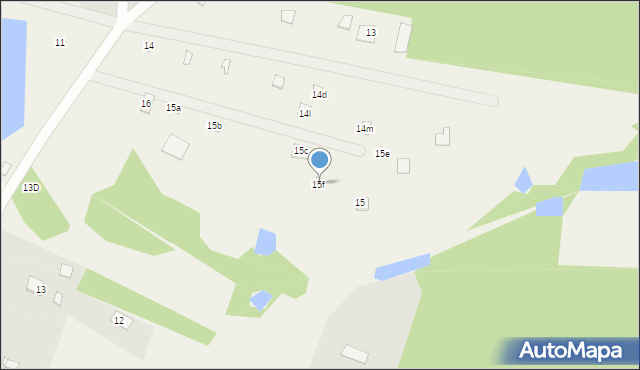 Lisiny, Lisiny, 15f, mapa Lisiny