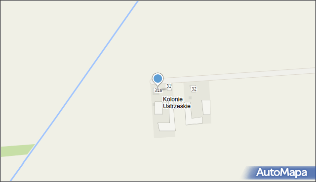 Lisiowólka, Lisiowólka, 31a, mapa Lisiowólka