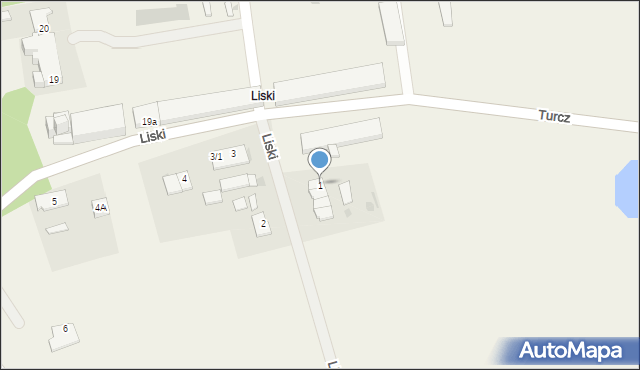 Liski, Liski, 1, mapa Liski