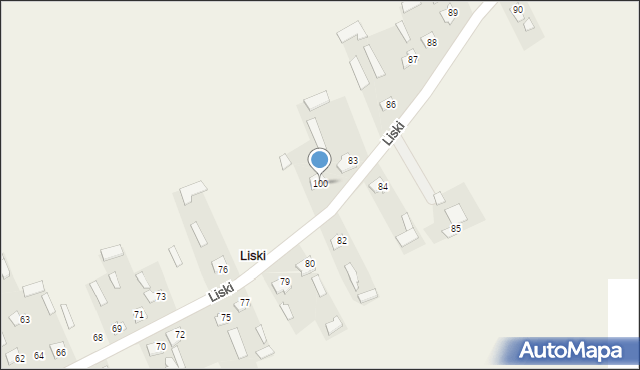 Liski, Liski, 100, mapa Liski