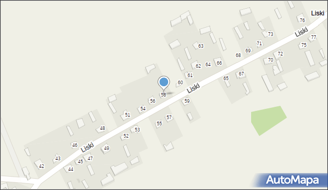 Liski, Liski, 58, mapa Liski