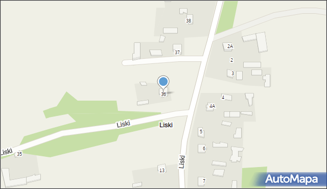 Liski, Liski, 36, mapa Liski