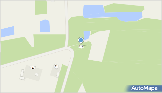 Lisna, Lisna, 21A, mapa Lisna