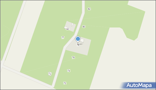 Lisna, Lisna, 78, mapa Lisna