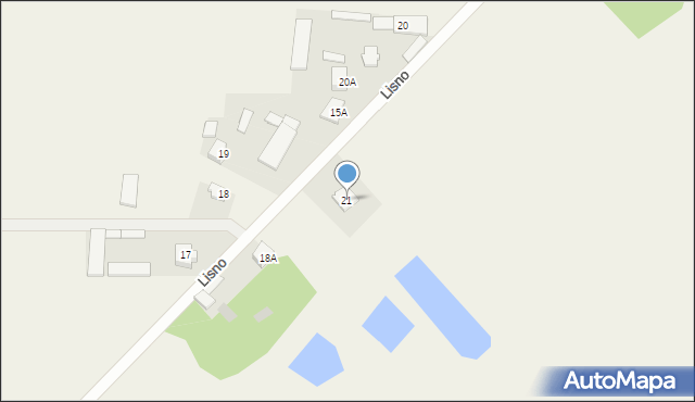 Lisno, Lisno, 21, mapa Lisno