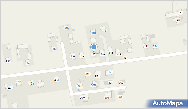 Lisów, Lisów, 35, mapa Lisów