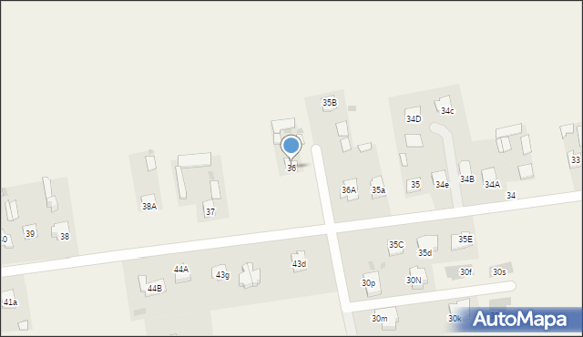 Lisów, Lisów, 36, mapa Lisów