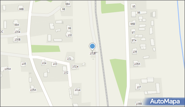 Lisów, Lisów, 101B, mapa Lisów
