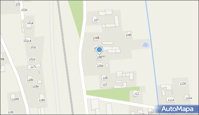 Lisów, Lisów, 108, mapa Lisów