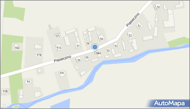 Lisów, Lisów, 55a, mapa Lisów