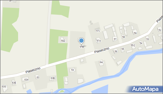 Lisów, Lisów, 57B, mapa Lisów