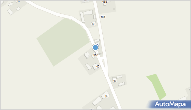 Lisów, Lisów, 65A, mapa Lisów