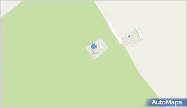 Lisów, Lisów, 12, mapa Lisów