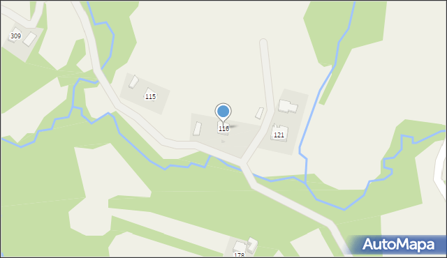 Lisów, Lisów, 116, mapa Lisów