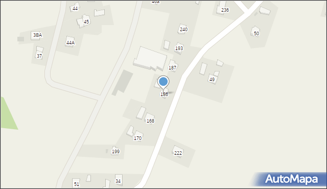 Lisów, Lisów, 186, mapa Lisów