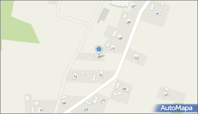 Lisów, Lisów, 199, mapa Lisów