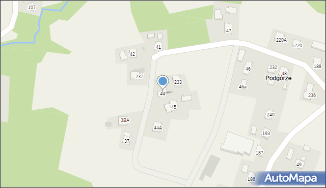 Lisów, Lisów, 44, mapa Lisów