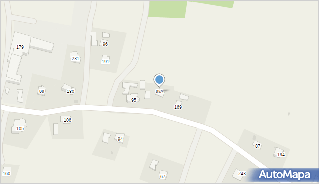 Lisów, Lisów, 95A, mapa Lisów
