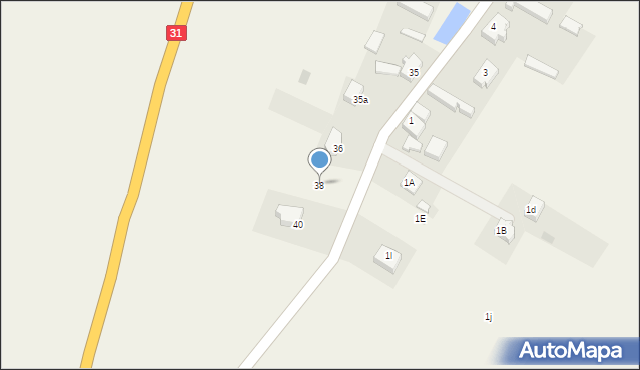 Lisów, Lisów, 38, mapa Lisów