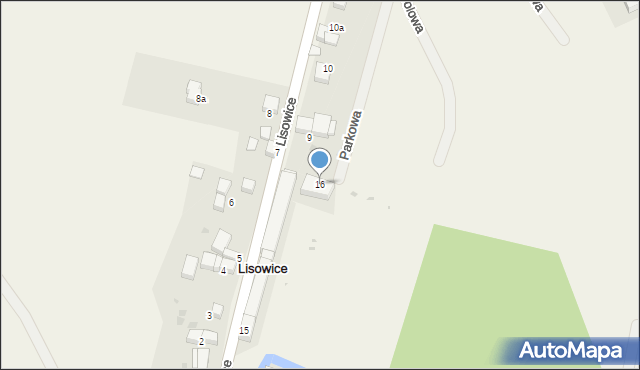 Lisowice, Lisowice, 16, mapa Lisowice