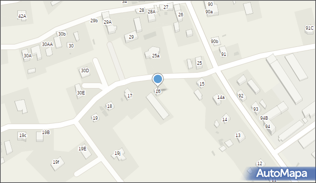 Lisowice, Lisowice, 16, mapa Lisowice