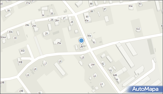 Lisowice, Lisowice, 25, mapa Lisowice