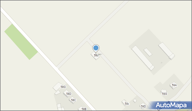 Lisowice, Lisowice, 59u, mapa Lisowice