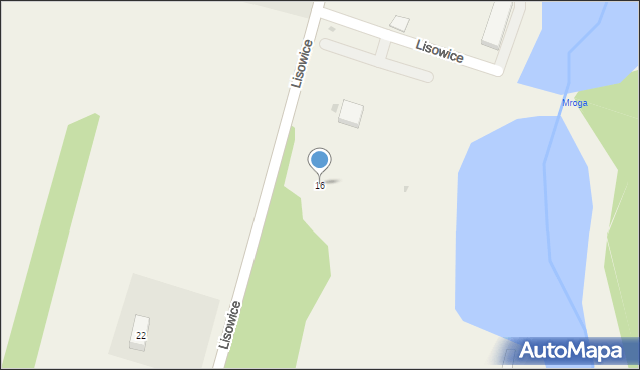 Lisowice, Lisowice, 16, mapa Lisowice