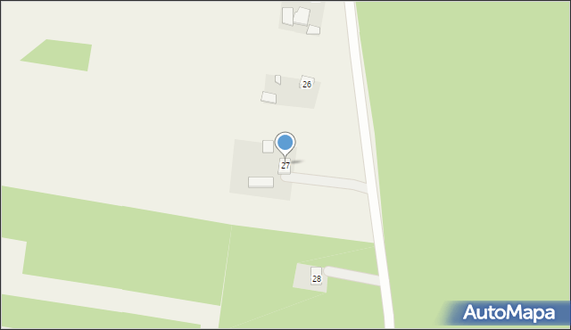 Lisowola, Lisowola, 27, mapa Lisowola