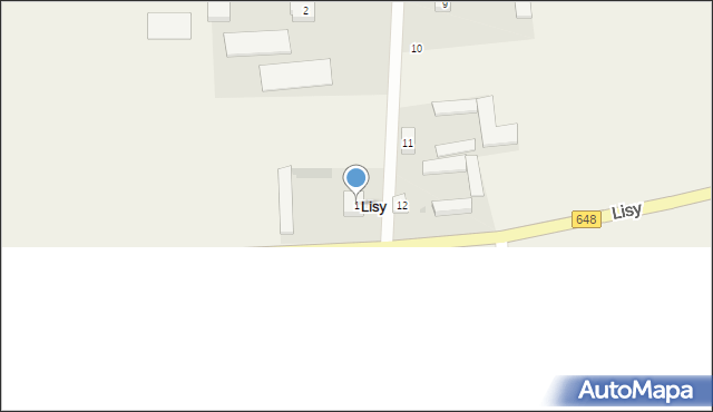 Lisy, Lisy, 1, mapa Lisy