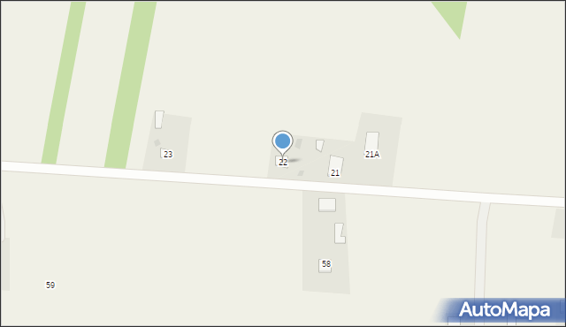 Lisy, Lisy, 22, mapa Lisy