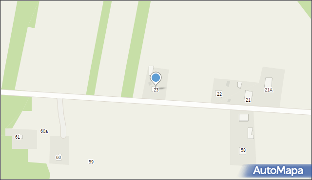 Lisy, Lisy, 23, mapa Lisy