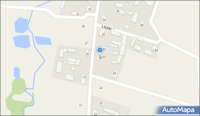 Liszki, Liszki, 28, mapa Liszki