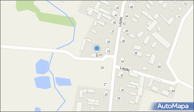 Liszki, Liszki, 31, mapa Liszki