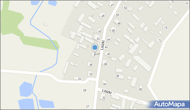 Liszki, Liszki, 37, mapa Liszki