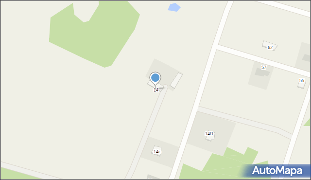 Liszkowice, Liszkowice, 14, mapa Liszkowice