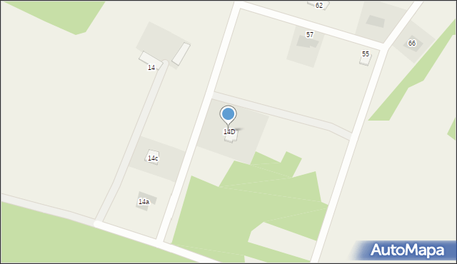 Liszkowice, Liszkowice, 14D, mapa Liszkowice