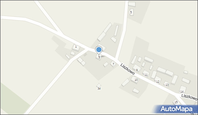 Liszkowo, Liszkowo, 3, mapa Liszkowo