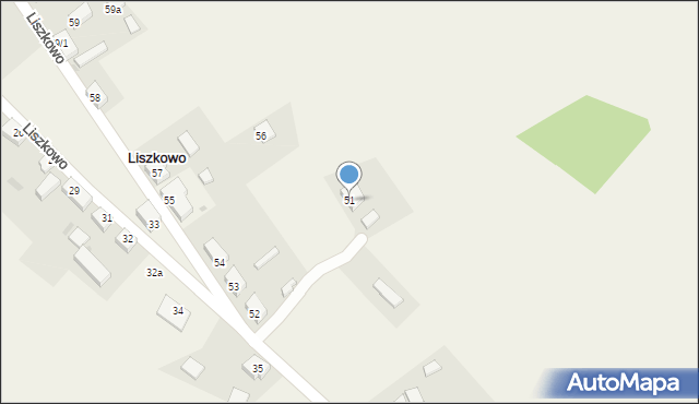 Liszkowo, Liszkowo, 51, mapa Liszkowo