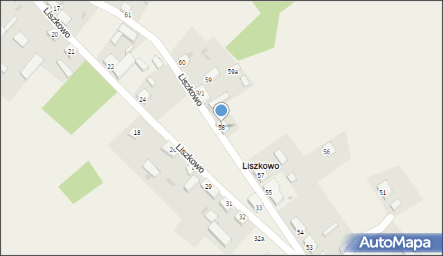 Liszkowo, Liszkowo, 58, mapa Liszkowo