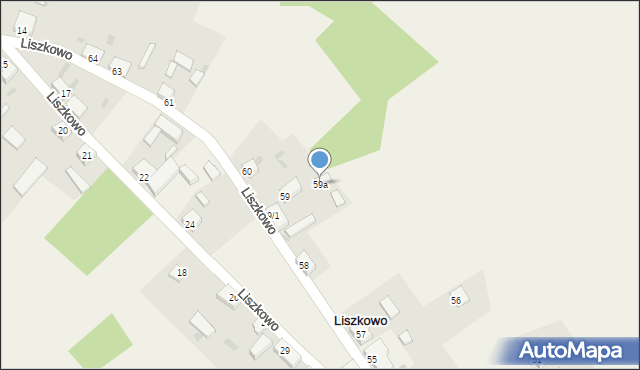 Liszkowo, Liszkowo, 59a, mapa Liszkowo