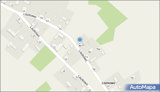 Liszkowo, Liszkowo, 60, mapa Liszkowo