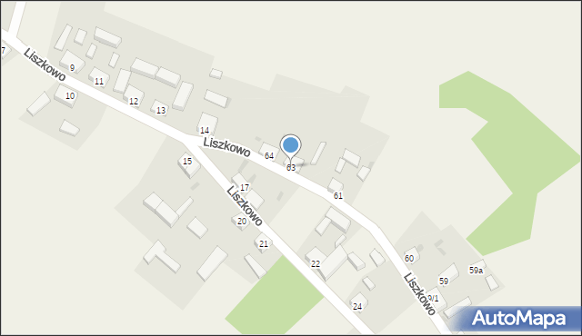 Liszkowo, Liszkowo, 63, mapa Liszkowo