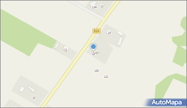Liszna, Liszna, 12, mapa Liszna
