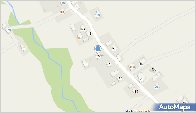 Liszna, Liszna, 45a, mapa Liszna
