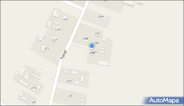 Liszno, Liszno, 108a, mapa Liszno