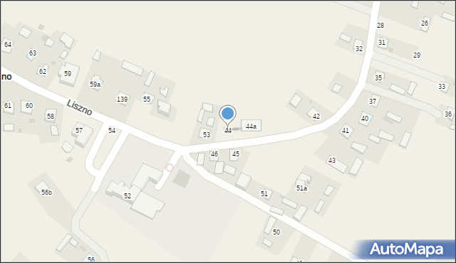 Liszno, Liszno, 44, mapa Liszno