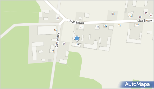 Liza Nowa, Liza Nowa, 23A, mapa Liza Nowa